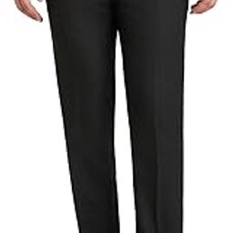 Men's Polyviscose Blend Structure Pattern Slim Fit Flat Front Formal Trouser-picture-11