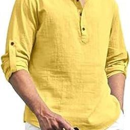 Men Pure Cotton Slim Fit Full Sleeve Short Kurta | Super Soft Stylish Kurta for Any Occasions (KRTBTN22)-image-70