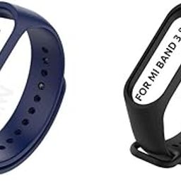 BKN® Smart Watch Band Strap Activity Tracker for Xiaomi MI Band 3 & Band 4 (Plain Color Combo)-image-34