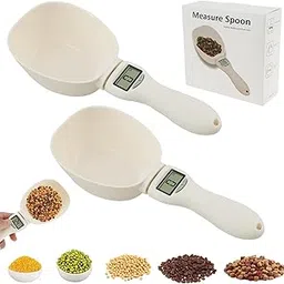 Digital Scale, Electronic Measuring, Weighing Spoon Scale 800g / 1g High Precision with LED Display Feeding Spoon with Removable Handle for Pets Food, Flour, Support Unit g/oz/ml/Cup (2)-picture-7