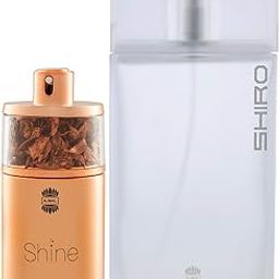 Ajmal Shine EDP Floral Powdery Perfume 75ml for Women and Shiro EDP Citrus Spicy Perfume 90ml for Men-picture-13