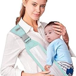 RAGHAVENDRA SARKAR® Carrier Newborn to Toddler, Adjustable Removable Baby Carrier with Hip Seat, Head Support and Breathable Mesh, Soft Baby Sling Carrier (7-41 lbs) (Multicolor)-image-44