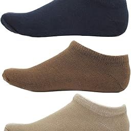 Men & Women Ankle Cut Plain Cotton Socks/Peds/Footie/No-Show (Free Size-Pack of 3)-image-53