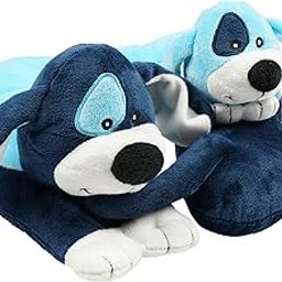 Cabeau Evolution Kid's Memory Foam Travel Pillow with Innovative Chin Strap & Head Support - Super Soft & Fun Design for Comfortable Journeys - (Puppies)-picture-37