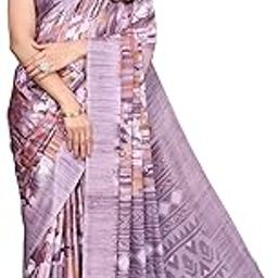 Women's Tussar Silk Printed Saree With Blouse Material |saree for Women | saree collection 2025 | New Sari | Latest Saree-image-45