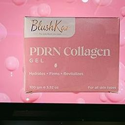 Blushkar PDRN Collagen Gel 100g | Skin Rejuvenation Jelly Gel with Marine Collagen, PDRN, Peptides, Hyaluronic Acid & Niacinamide | Lightweight, Anti-Aging & Hydrating | All Skin Types-image-12
