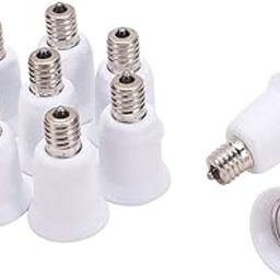 Othmro E17 to E26 Bulb Base Adapter Converter Switch White Light PBT AC 90-240V 4A 10pcs-image-32