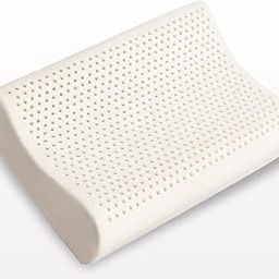 Rest Healthy Latex Contour Pillow - Organic Pure Natural 60x40x10-12cm, 65 Density, Breathable, Orthopaedic, Durable, Hypoallergenic, Neck Support, Cooling, Latex Contour Pillow by Livon Comforts-16