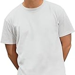 Men's Ultra Soft Korean Fabric T-Shirt | Plain Solid Color Round Neck Half Sleeve Casual Wear | Lightweight Breathable Cotton-Feel Tee-image-100