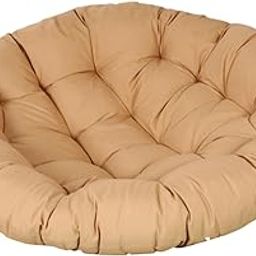 bnf® Hammock Chair Cushion Comfortable Swing Chair Pad for Kitchen Balcony Khaki | Yard, Garden & Outdoor Living | Patio & Garden Furniture | Cushions & Pads-image-99