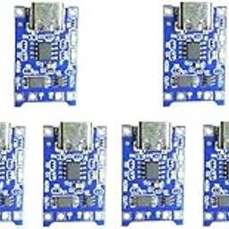 TP4056 C-TYPE Lithium Battery Charging Converter with Overcharge Discharge Over-Current Protection Charging Board (5V,18650) (Pack of 10)-image-0