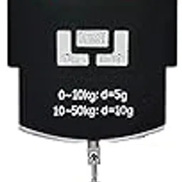 REZNOR Fishing Hook Weighing Scale with Backlit LCD Display, Digital Portable Weight Scale Luggage Scale for Home and Outdoor, 2 AAA Batteries Included | Manual Weight 110 lb/50 Kg-picture-0