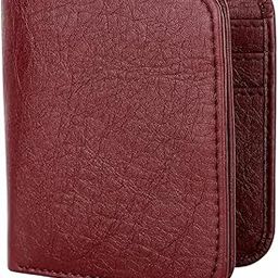 Brown 2 Fold Gittak Leather Wallet for Men Small in Size-33