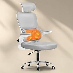 GTPLAYER "Hustle Premium Mesh Office Chair, Ergonomic Work from Home Chair, Auto-Adaptive Lumbar Support, Adjustable Headrest, 3 Year Warranty (Grey)-image-70