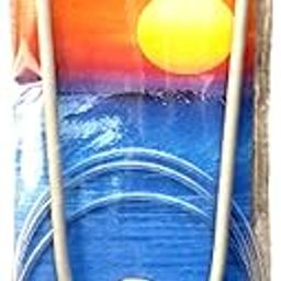 Artonezt 100 cm Aluminium Circular Knitting Needles Size No. 3.75mm Glydon Patented (Smooth Joints) with Clear Plastic Tube for Larger Knitted Items DIY Crafts Knitting Needlework-image-77