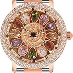 Flora Watch Multicolor Diamond Rotating Dial Women Watches for Girls| Ladies Analog Watch & Unique Women Watch-9