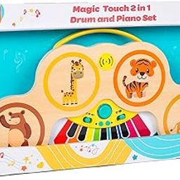 Shooting Star Magic Touch 2 in 1 Drum & Piano Set for Kids 12M+-6