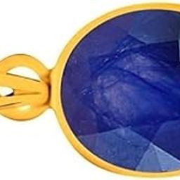 8.4 Ct./ 9.25Ratti Neelam Gemstone Blue Sapphire Stone Copper Panchdhatu Pendants locket-image-43
