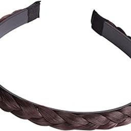 0.6inch Braided Headband With Teeth Braids Hairband With Tooth Synthetic Hair Band Plaited Hairband For Women-image-89