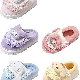 SECRET DESIRE Warm Winter Slippers for Women Plush Slippers for Autumn Winter Home Bedroom 36 37 Hello Kitty-picture-8