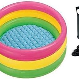 KMC KIDOZ 5 Feet Baby Bath Water Tub Pool Bath Tub for Kids Colorful & Round (Multicolor) (kmc658)-24