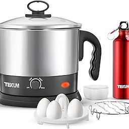 TexumTEK- HK50D Multipurpose Kettle 1.5 litres | 1500 Watt| with Stainless Steel Body, used for boiling Water and milk, Tea, Coffee, Oats, Noodles, Soup etc. (Black & Silver)-29