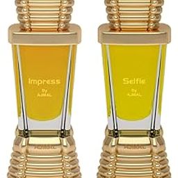 Ajmal Impress Concentrated Perfume Oil Citrus Alcohol-free Attar 10ml for Men and Selfie Concentrated Perfume Oil Woody Aromatic Alcohol-free Attar 10ml for Men+, 10 ml (Pack of 1)-picture-5