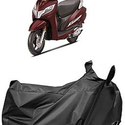 Wmizexa Two Wheeler Cover|Active 125 |Ultimate a Compact and Unique| Solution for Protecting Your Bike/Scooty Polyester| it’s Water-Resistant and Dustproof, | Active 125 (Black)-48-image-94