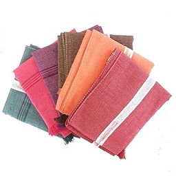 Tarampro Kitchen Towels Pure Cotton Lunch Towel Daily Use Towel Face Towel 100% Pure Cotton Towel (55 X 55 Cm, 6 Pieces, Plain, 250 Gsm)., Multicolor-image-69