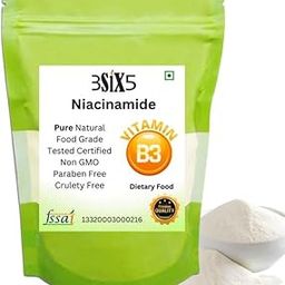 3SIX5 Niacinamide (Vitamin B3) Supplement for Radiant Health & Energy (100gm)-image-44