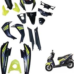NTORQ 125cc BODY KIT XP MODEL MET BLUE COLOUR-13