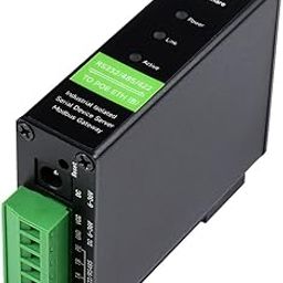 RS232/485/422 to RJ45 Ethernet Converter, TCP/IP to Serial, Modbus Gateway Support, Industrial Isolated Rail-Mount RS232/485/422 Serial Server with POE Function, Multi Communication Modes-image-81
