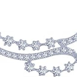 p.c. chandra jewellers 14k (585) White Gold and Solitaire Pendant for Women-picture-4