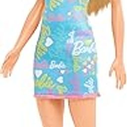 Barbie Dolls 3 Wearing Logo Print Dresses, Toy for Kids Ages 3 and Up-picture-20