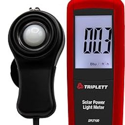 Triplett SPLT100 Solar Power Light Meter - Determine Solar Power Levels for Maximum Efficiency-16