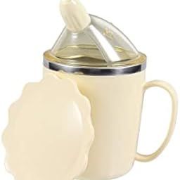 Dhadh No Spill Cups for Elderly & Patients Drinking Cup with Straw Lid for Seniors Disabled-4