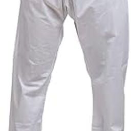 Stylish Casual Cotton Material White Colour Aligarh Style Pyjama for Mens-image-17