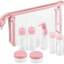 Wrixty Plastic Portable Travel Cosmetics Bottles Plastic Pressing Spray Bottle for Cosmetic, Makeup, Toiletries Liquid Containers Bottles (7 Pcs/Set, Assorted colour)-21