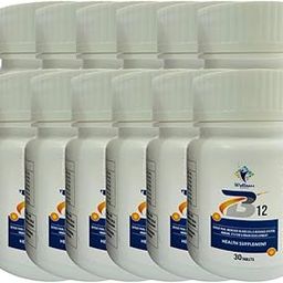 Wellness Biotech B12 Health Supplement, Nerve Pain & Blood Cell Support, 30 Tablets (Pack of 12)-image-69
