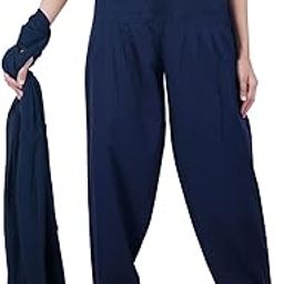 Salwar Pant Dupatta Colour Combo - Ethnic Style - Comfort Fit with Drawstring For Office and All day Wear.-picture-31