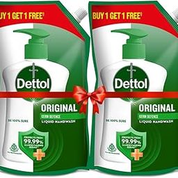 Dettol Liquid Handwash Refill - Original Hand Wash- 675ml, (Buy 1 Get 1 Free) | Germ Defence Formula | 10x Better Germ Protection-17