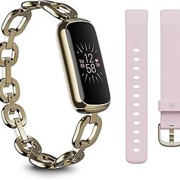 Luxe Special Edition Fitness and Wellness Tracker Soft Gold Stainless Steel-image-67