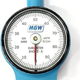MGW Precision Shore A Hardness Tester Durometer with Test Piece Dual Pointer EXPORT MODEL-3