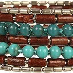 Glass/Wood Multicolor Women Bangle/Bracelet (1101)-image-55