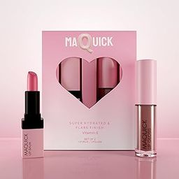 Maquick Long Lasting Liquid Lip Gloss & Lip Balm Combo | Up to 12 Hours Stay | Matte Finish | Waterproof | Smudge Proof | Each 2g | Lip Protection & Nourishment | Toxic Free | Vegan | Keeps Lips Moisturised, (Peach Mist, 4g)-image-56