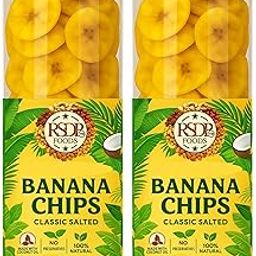 RSDP Foods Classic Salted Premium Banana Chips, 100% Natural, Made with Coconut Oil, 400g (200g+200g), PET Jars-image-37