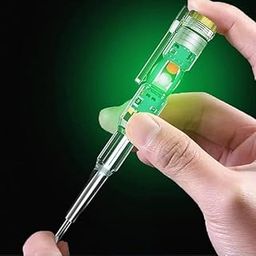 KRUTEAZ High-Brightness Intelligent Voltage Tester Pen - Multi-function LED Test Pen with Screwdriver for Electric Power Testing, Voltage Tester Detector-image-15