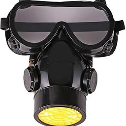 Breathing Protection Anti-Dust Respirator Mask With Safety Goggles Ideal Paint Spray, For Filtering Dust, Metallic Smokes Protective Mask (1Pcs)-image-31