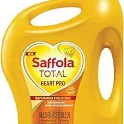 Saffola Total Oil | Heart Pro | Multi source Edible Oil (Blend of Refined Rice Bran oil & Refined Sunflower oil) | Power of 6 | Helps Manage Cholesterol | 5 Litre Jar-image-25