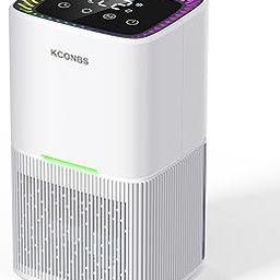 KCONBS Dehumidifier, 54 OZ Water Tank, 500 sq.ft Quiet Dehumidifiers for Home Bedroom Bathroom Basement with Auto Shut Off, 7 Colors LED Light, Auto Defrost, Sleep Mode, Timing-picture-30